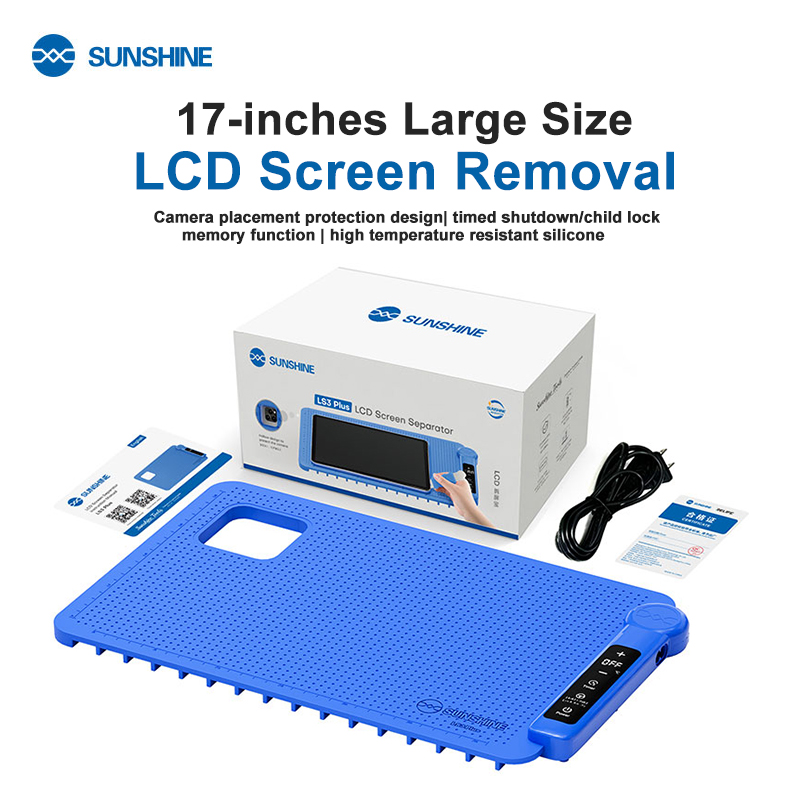 Screen Protector Cutter - SUNSHINE LS3 PLUS 17-Zoll-LCD-Bildschirmtrenner, intelligente Speichertemperatur,