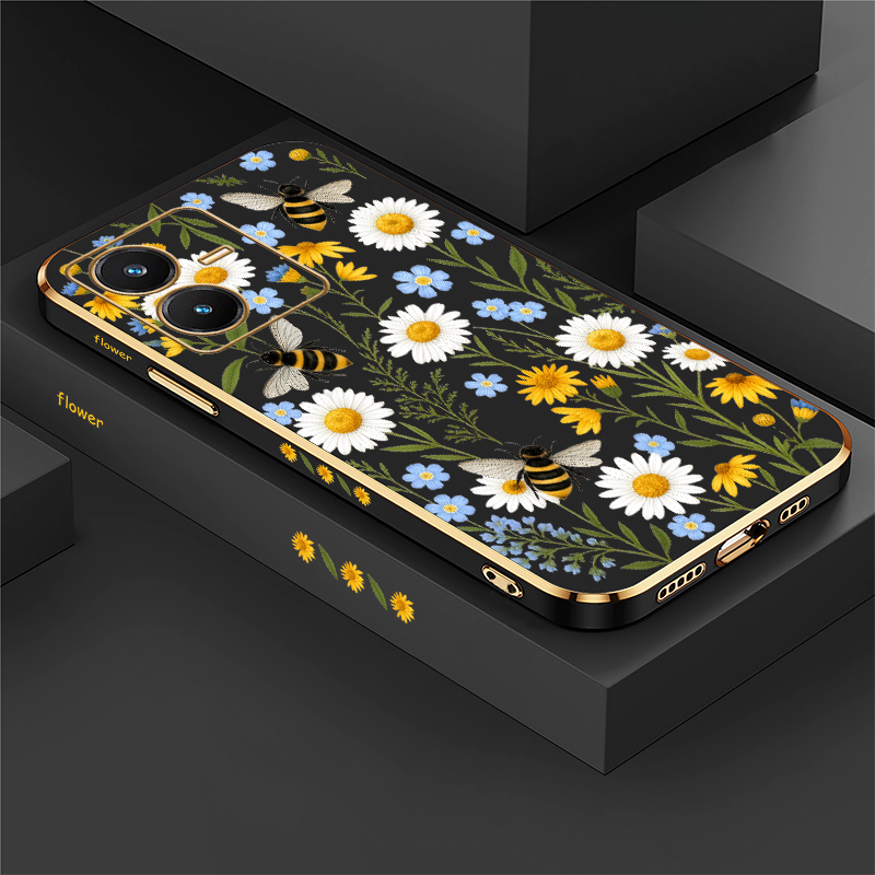 Vivo Y28 - Bienenmuster-Hülle für Vivo Y28 S Y27