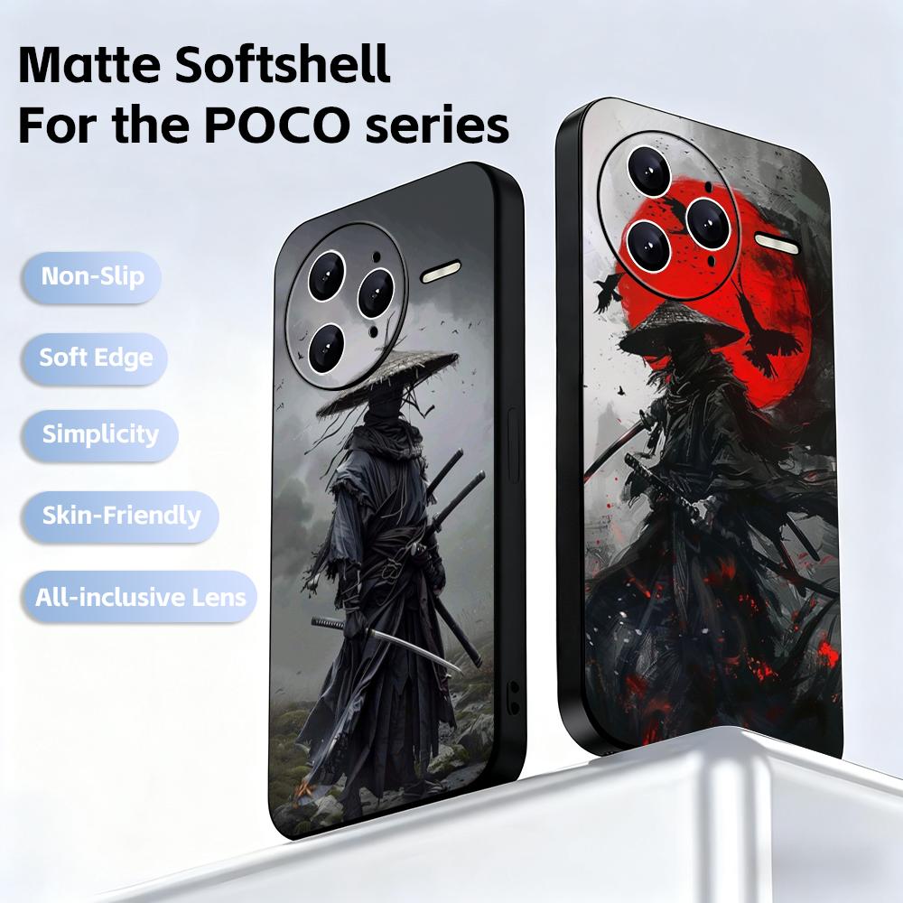 Xiaomi Poco X6 - Bushido Samurai Ghost coole japanische Handyhülle