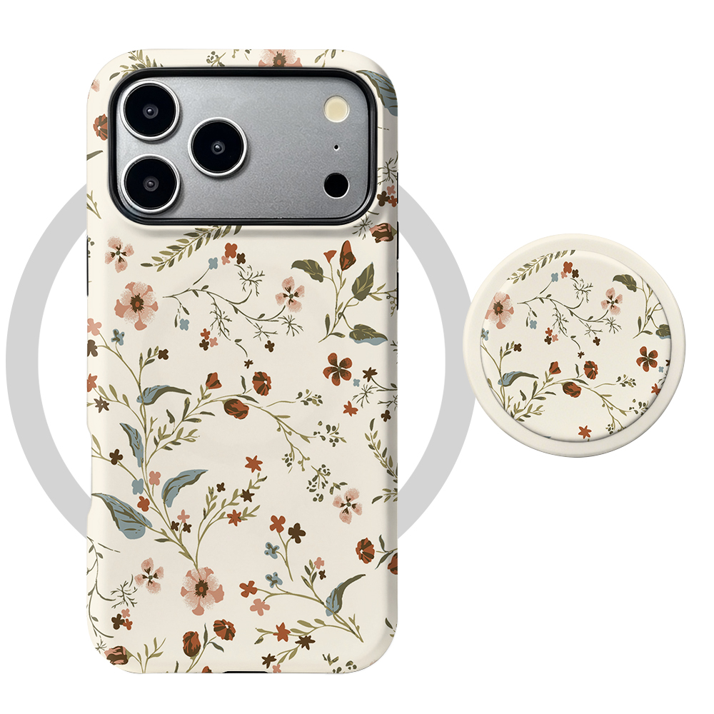 Huawei Nova 12 - Niedliche Blumen-Magnet-Hülle für Huawei Nova 13