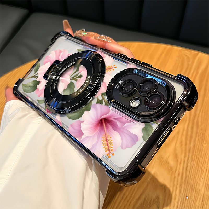 Handyhülle mit rosa Hibiskusbl – Oppo A78 Bewertung und Preis