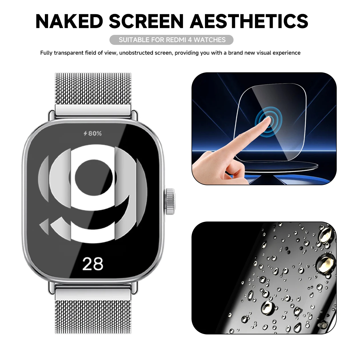 Gehärtetes Glas für Xiaomi Red – Smartwatch Screen Film Bewertung und Preis