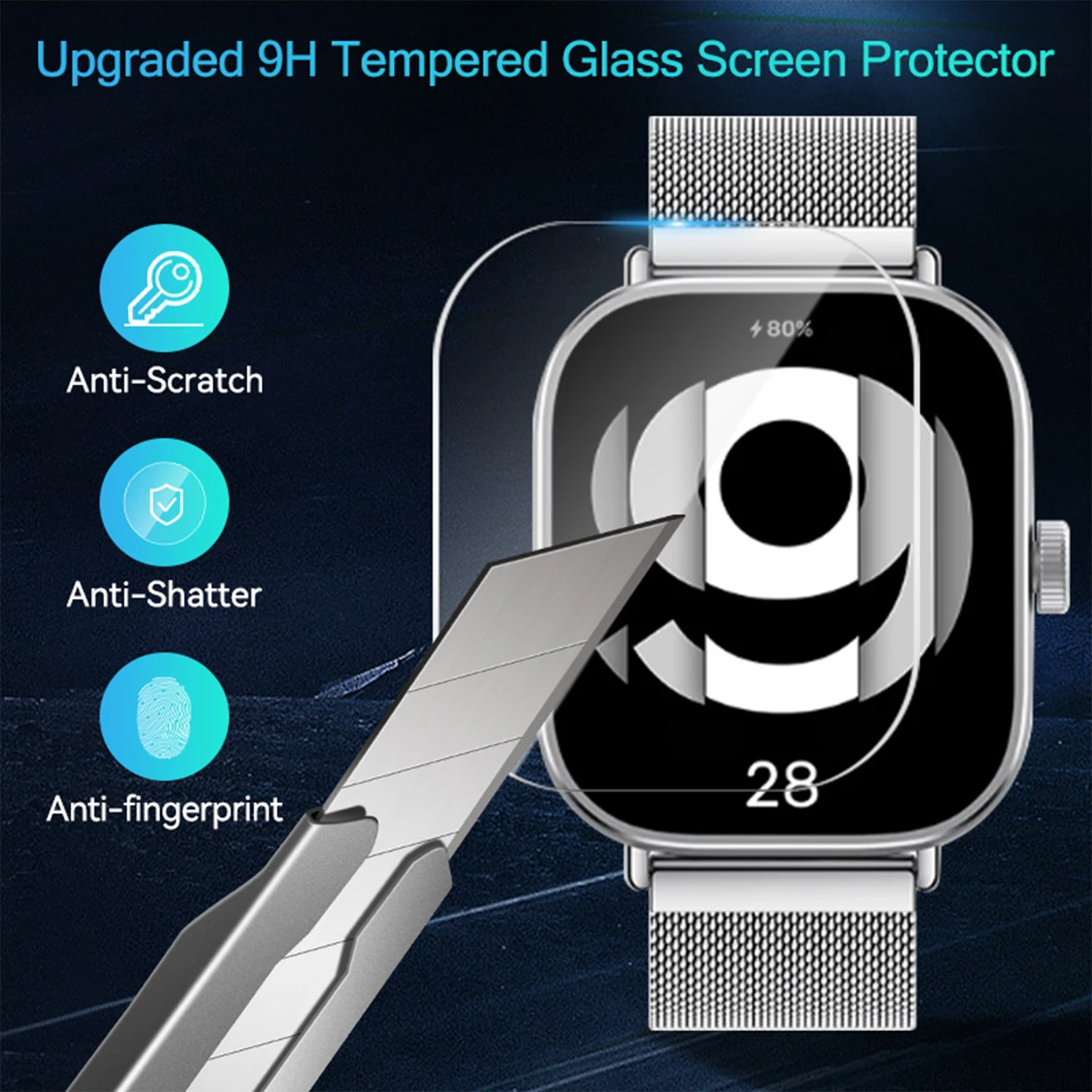 Gehärtetes Glas für Xiaomi Red – Smartwatch Screen Film Bewertung und Preis