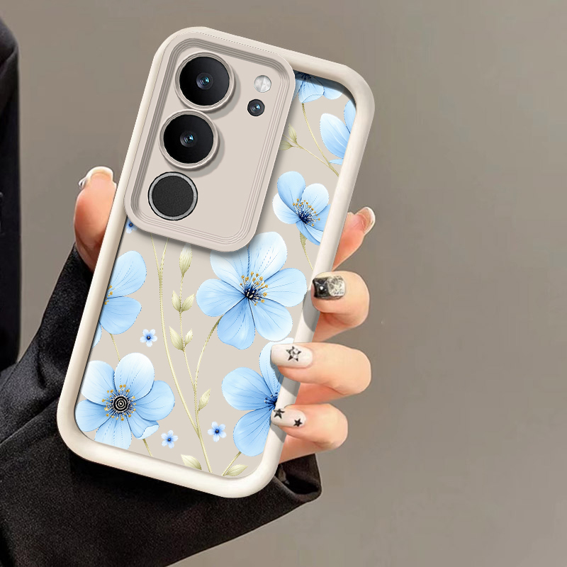 Blaue Handyhülle mit floralem  – Vivo X200 Bewertung und Preis