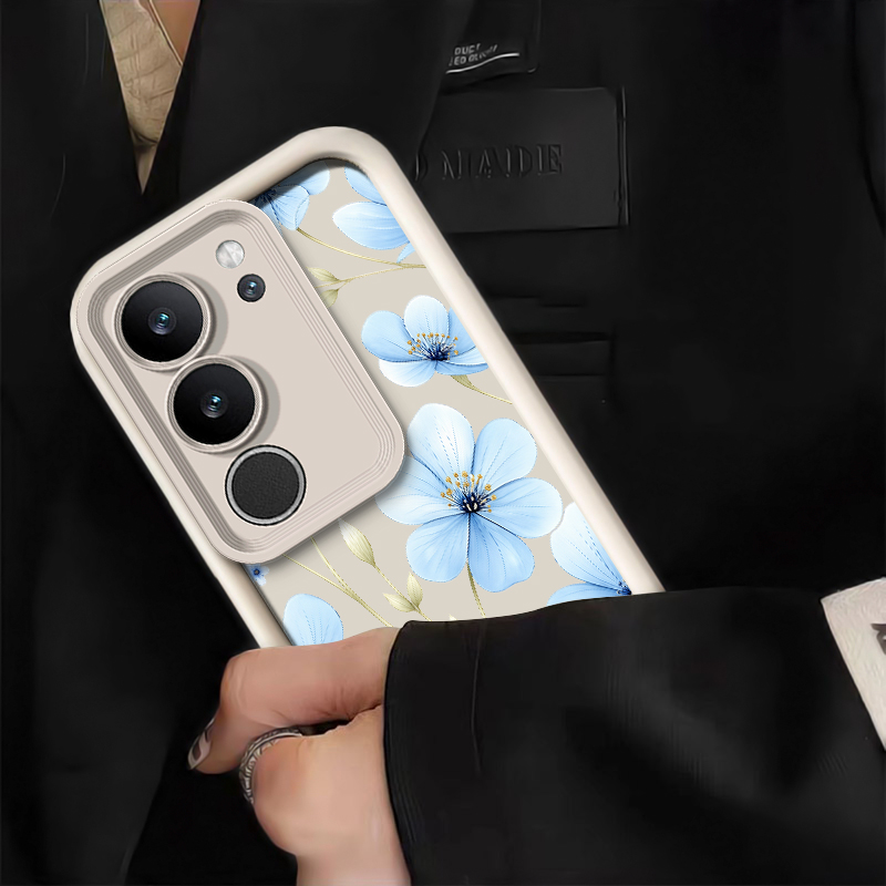 Blaue Handyhülle mit floralem  – Vivo X200 Bewertung und Preis